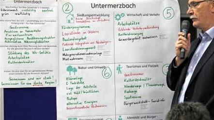 Die Untermerzbacher Ergebnisse stellte Bürgermeister Helmut Dietz vor.