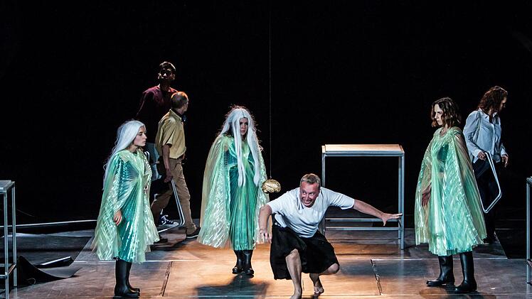 Proben-Impressionen aus dem Landestheater Coburg:: "Das Rheingold"Foto: Jochen Berger