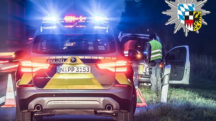 A73 bei Erlangen: E-Auto-Fahrer geht Saft aus - Polizei-Kontrolle "wenig erfreulich" für ihn
