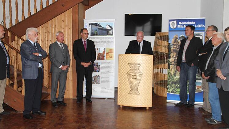 Zum Abschluss der Dachsanierung fand gestern im Deutschen Korbmuseum eine kleine Feierstunde statt.