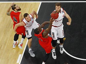 Spitzenduell in der BBL am Sonntagabend: Brose Bamberg empf&auml;ngt Ratiopharm Ulm. Foto: Daniel L&ouml;b / Loeb