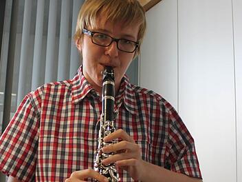 Klarinettist Alexander Krisch ist der erste der Musikschule Höchstadt, der die Gold-Prüfung gemacht hat.