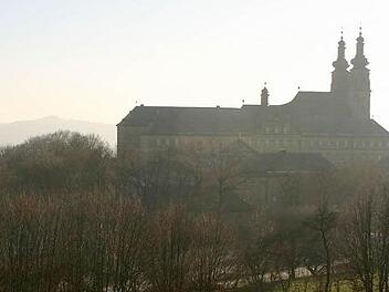 Kloster Banz - vom Altbaiern Dientzenhofer geplant und von Tiroler Fachleuten ausgeführt: Günter Dippold wird im nächsten Jahr in Banz über die Geschichte der Gastarbeiter in der Zeit des Barock sprechen, die Franken mit sehenswerten Gebäuden bereicherten. Foto: Matthias Einwag