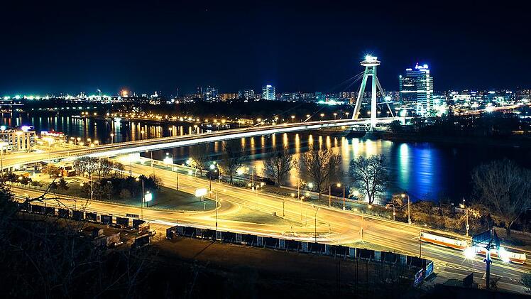Bratislava, die Hauptstadt der Slowakei.