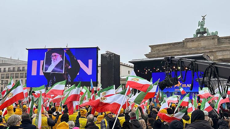 Demonstration f&uuml;r Freiheit im Iran