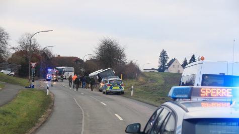 Der Unfall ereignete sich am Ortsausgang.