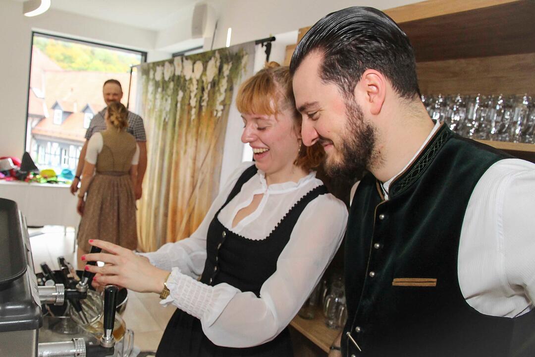 Mit Alexander Herrmann und seinem Team wurde gefeiert.