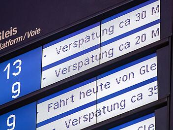 Verpätungen bei der Bahn
