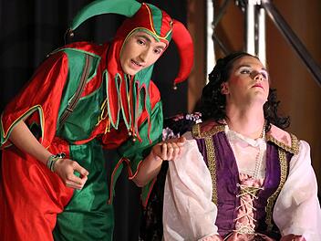 Die Theatergruppe des Franz Miltenberger Gymnasiums spielte "Was ihr wollt" von William Shakespeare. Fotos Sebastian Schmitt