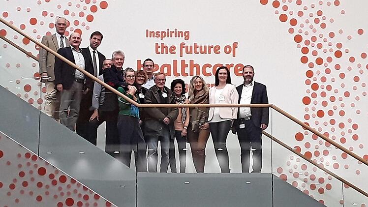 Die Delegation bei Siemens in Forchheim  Foto: PR