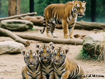 Drei Tigerbabys im Zoo Leipzig eingeschläfert