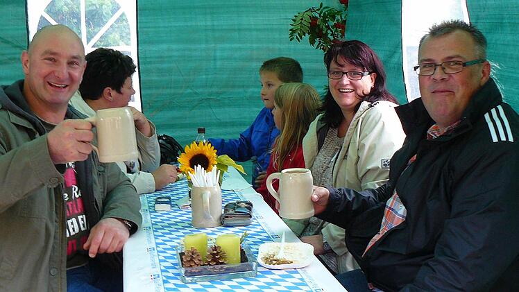 In trockner Runde schmeckt's.