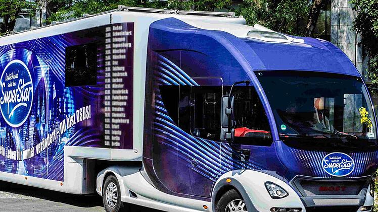 Auf der Castingtour von "Deutschland sucht den Superstar" fahren die Trucks auch in drei fränkischen Städte, um bislang unentdeckte Talente zu finden. Foto: RTL.