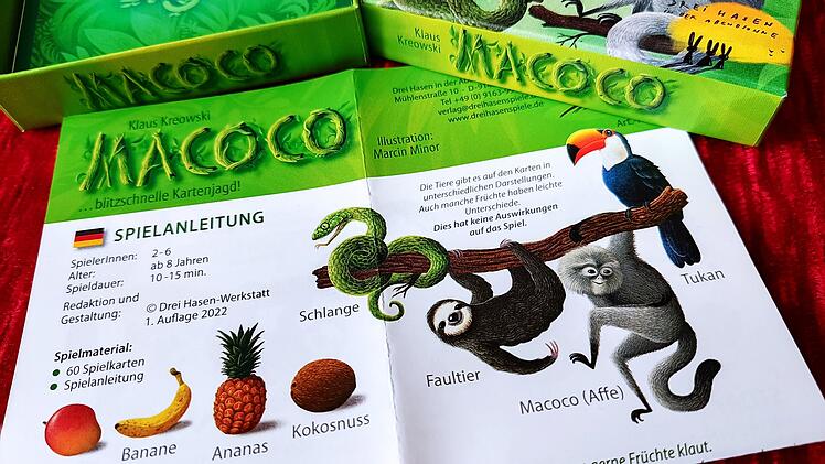 Spiele-Test Macoco - Rezension des schnellen Kartenspiels