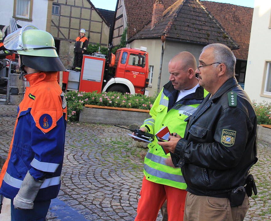 Scheunenbrand in Fischbach