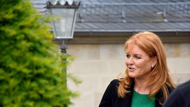 Sarah, Duchess of York, auf Schloss Callenberg bei CoburgCoburg Marketing
