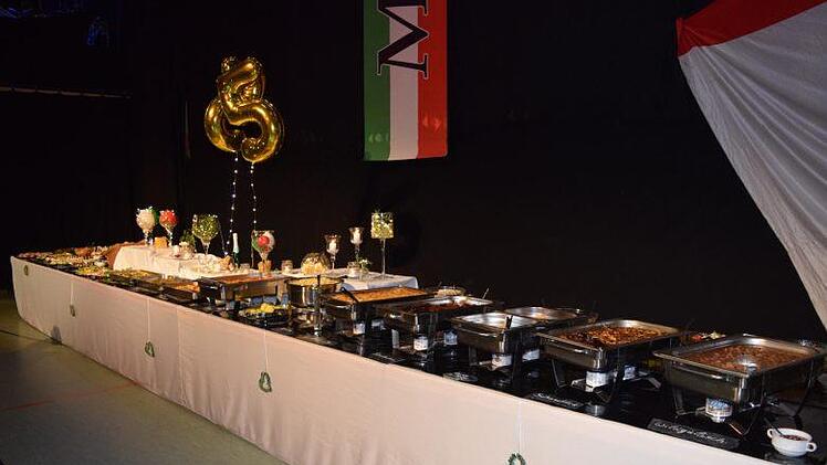 Das Küchenteam hat sich mit dem Buffet wieder selbst übertroffen