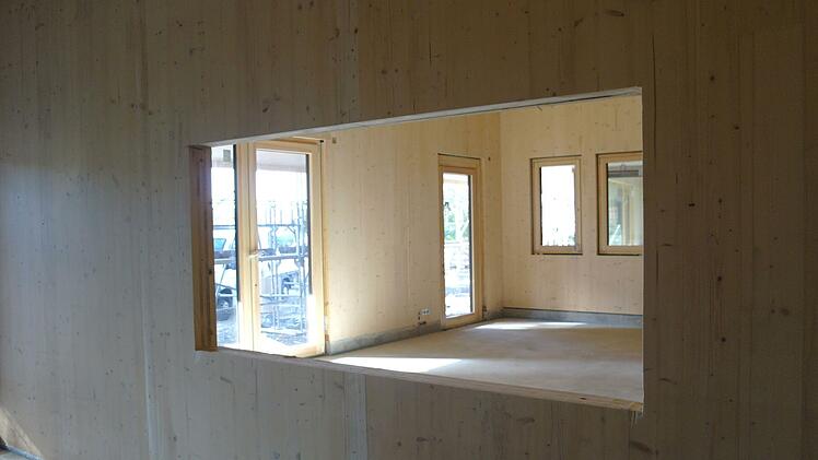 Der Differenzierungsraum ist durch ein Fenster in der Wand einsehbar. Foto: Stephanie Elm