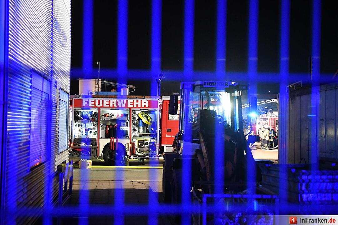 Brand bei Firma in Bamberg