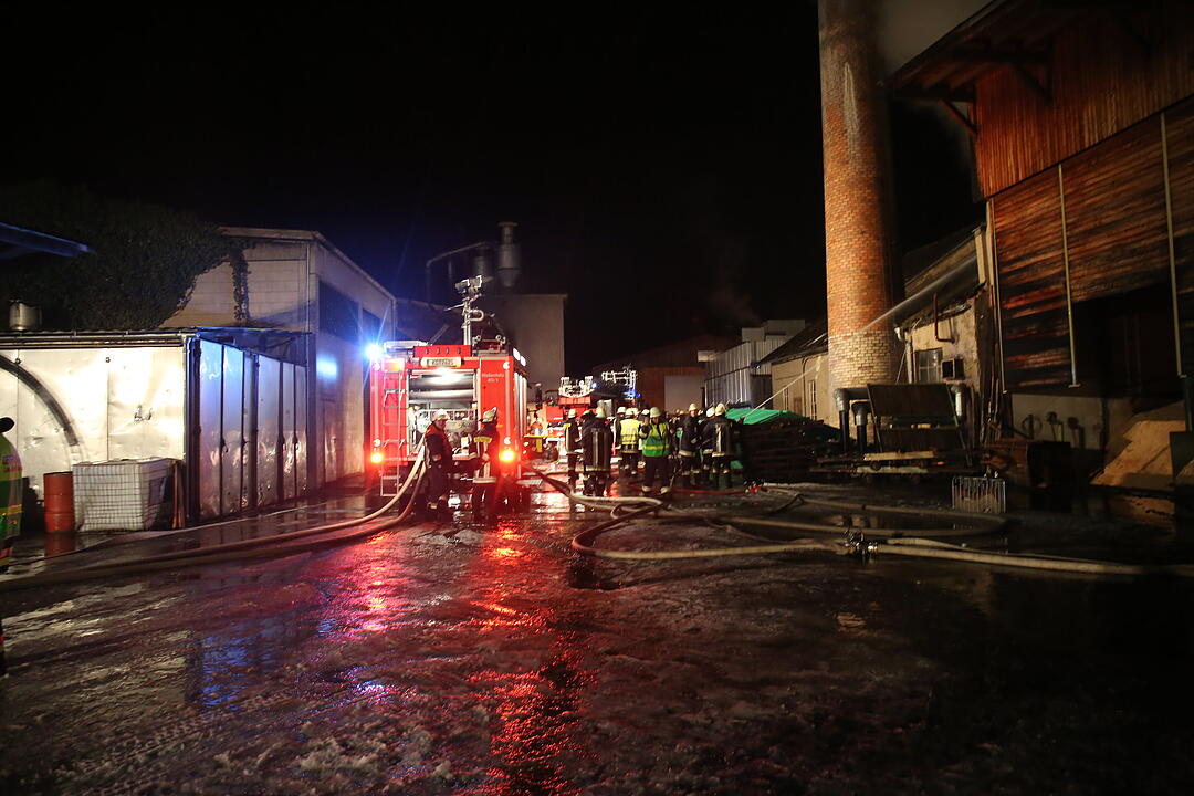 Brand in Sägewerk in Wallenfels