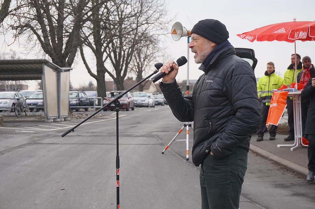 Warnstreik IG Metall in Kitzingen