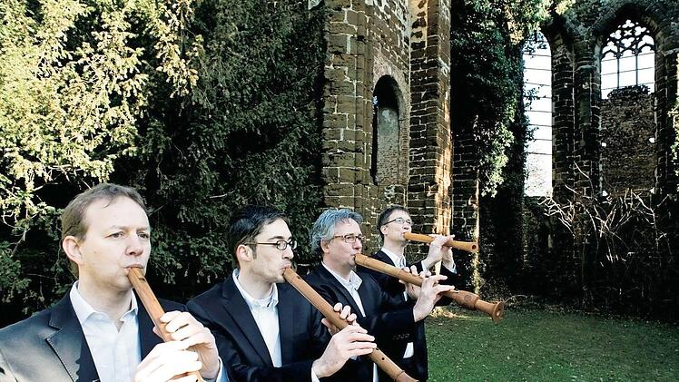 Das "Flanders Recorder Quarett" verspricht im Schloss Wernsdorf einen besonderen Hörgenuss.  Foto: cab-artis