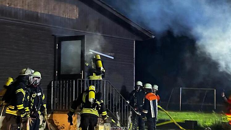 Feuerwehrübung in Rupboden.