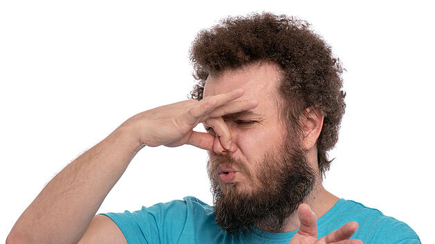 Nase, stinken, Nase zuhalten, Geruch, riechen