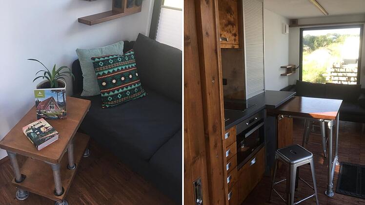 Scheuerfeld: Hamburger stellt Tiny Haus auf - so sieht es im Inneren aus