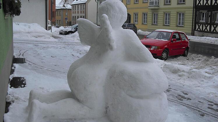 Von der Schwiegermutter gewünscht: Engel auf Wolke 7...  Foto: privat