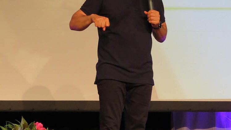 Kaya Yanar in Euerdorf.  Foto: Doris Bauer