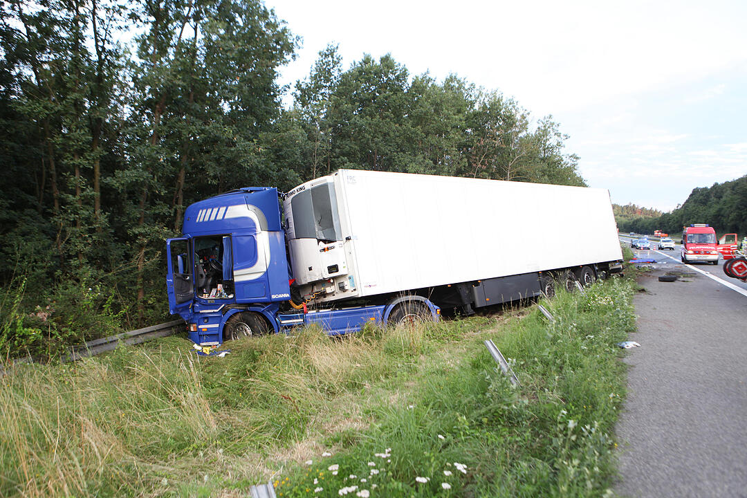 Tödlicher Lkw-Unfall auf der A6 bei Ansbach