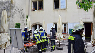 Feuer in der Hallburg