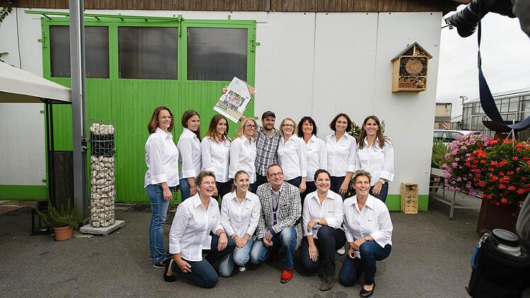 Offizielle Kalender-Vorstellung mit Komödiant Volker Heißmann (Mitte). Foto: Nina Metz