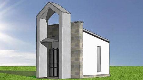 So soll die Friedenskapelle am LGS-Gelände ausschauen.