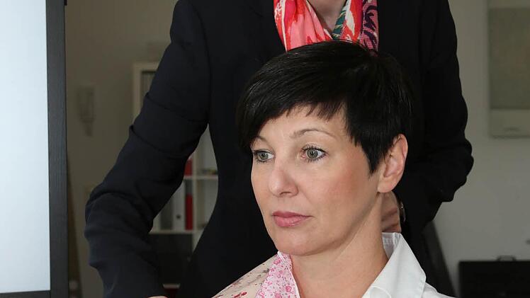 Blumige, zarte Muster sind nicht so gut für Jutta Fischer wie ...