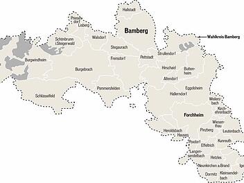 Der Bundestagswahkreis 236 Bamberg-Forchheim