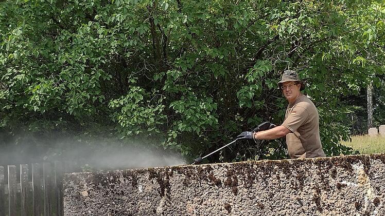 David Baer bei der Arbeit. Foto: Thomas Helfrich