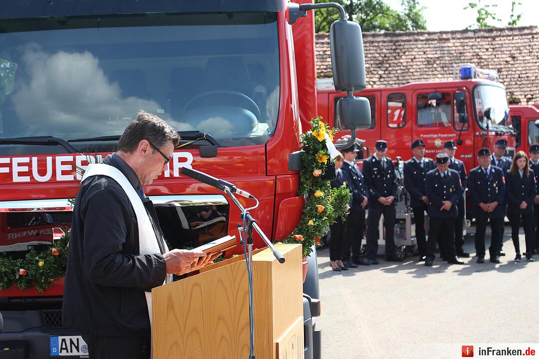 Neues Fahrzeug für die Feuerwehr Lehrberg