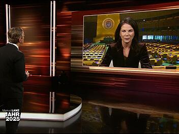 Annalena Baerbock war in "Markus Lanz - Das Jahr 2025" aus New York zugeschaltet.