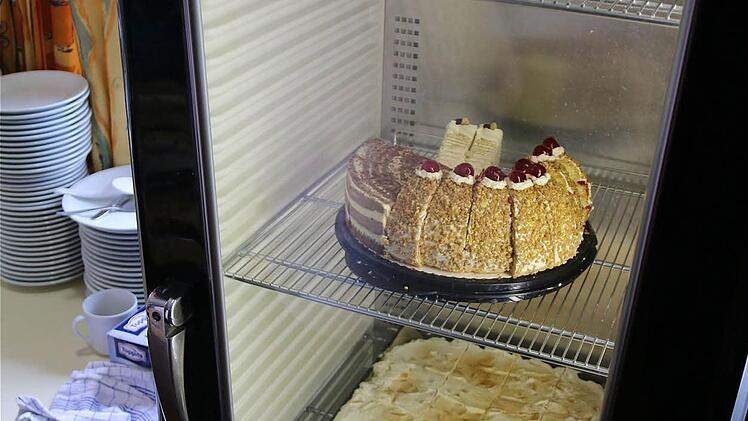 Kuchen und Torten als Spenden.