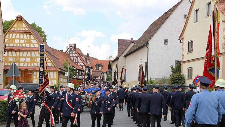 Der Festzug in Kunreuth Foto: Franz Galster