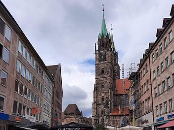 Nürnberg Königstraße Lorenzkirche