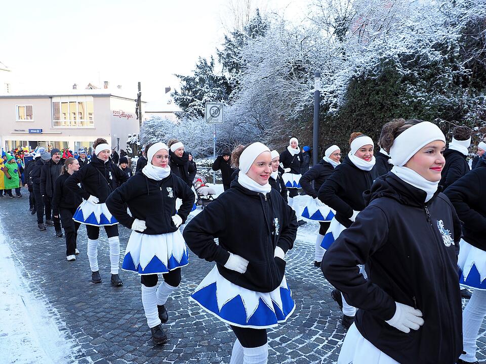 Eine der ersten Faschingsumzüge in der Region