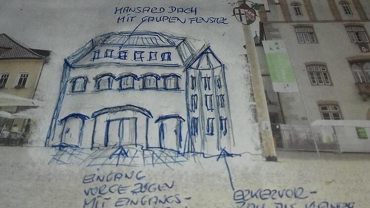 Mansardendach, Tor, Erkeranbau stellt sich Udo Zobel vor. Foto: Udo Zobel
