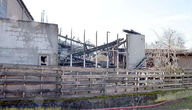Scheunenbrand in Iphofen