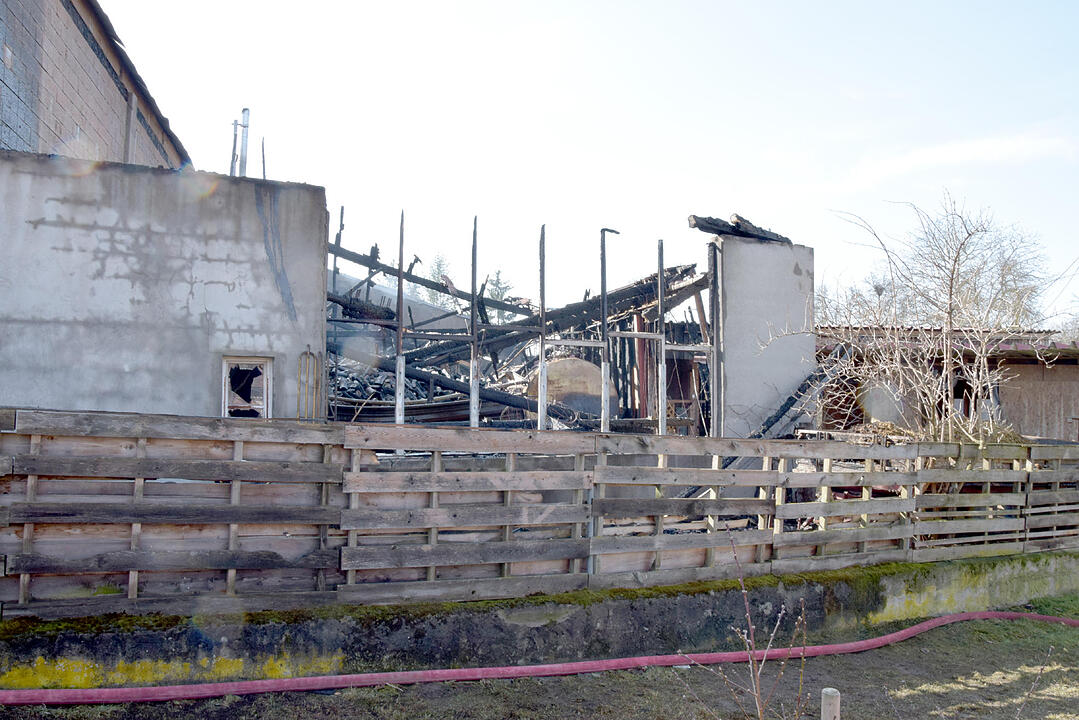 Scheunenbrand in Iphofen