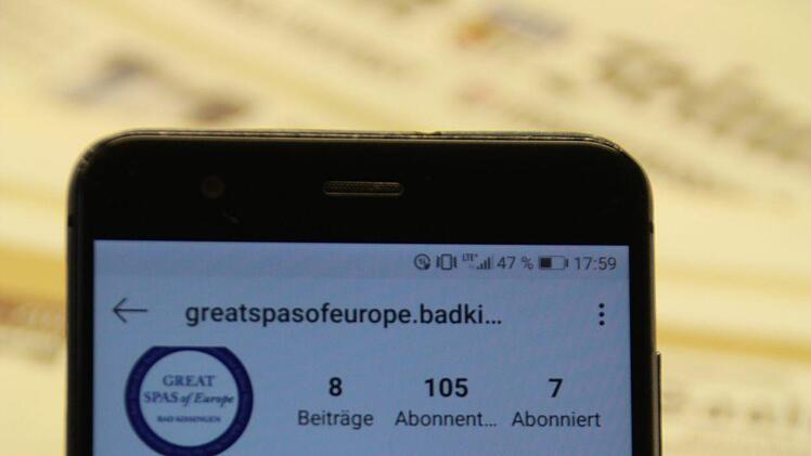 Der Instagram Kanal der Kissinger Unesco Bewerbung. Foto: Johannes Schlereth