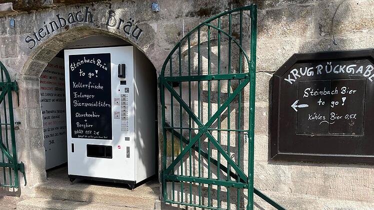 Erlangen: Brauerei "Steinbach Bräu" installiert 24-Stunden-Automaten - "wenn der Kühlschrank leer ist"