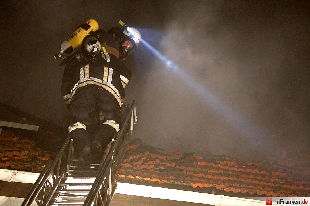 Gaststättenbrand in Schonungen